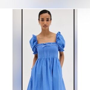 Hill House Blue Mini Dress